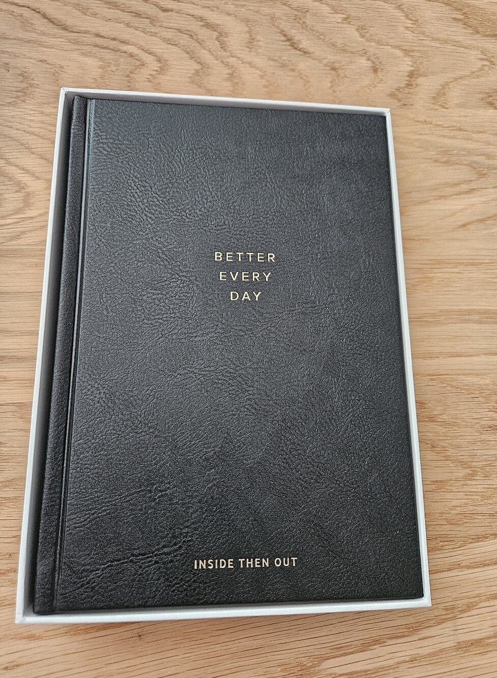 Self Guided Journal Inside Then Out Black